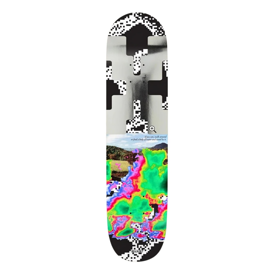 Quasi 8.125" Zoom Out Deck - Multi - Skateboard Deck by Quasi 8.125 inch