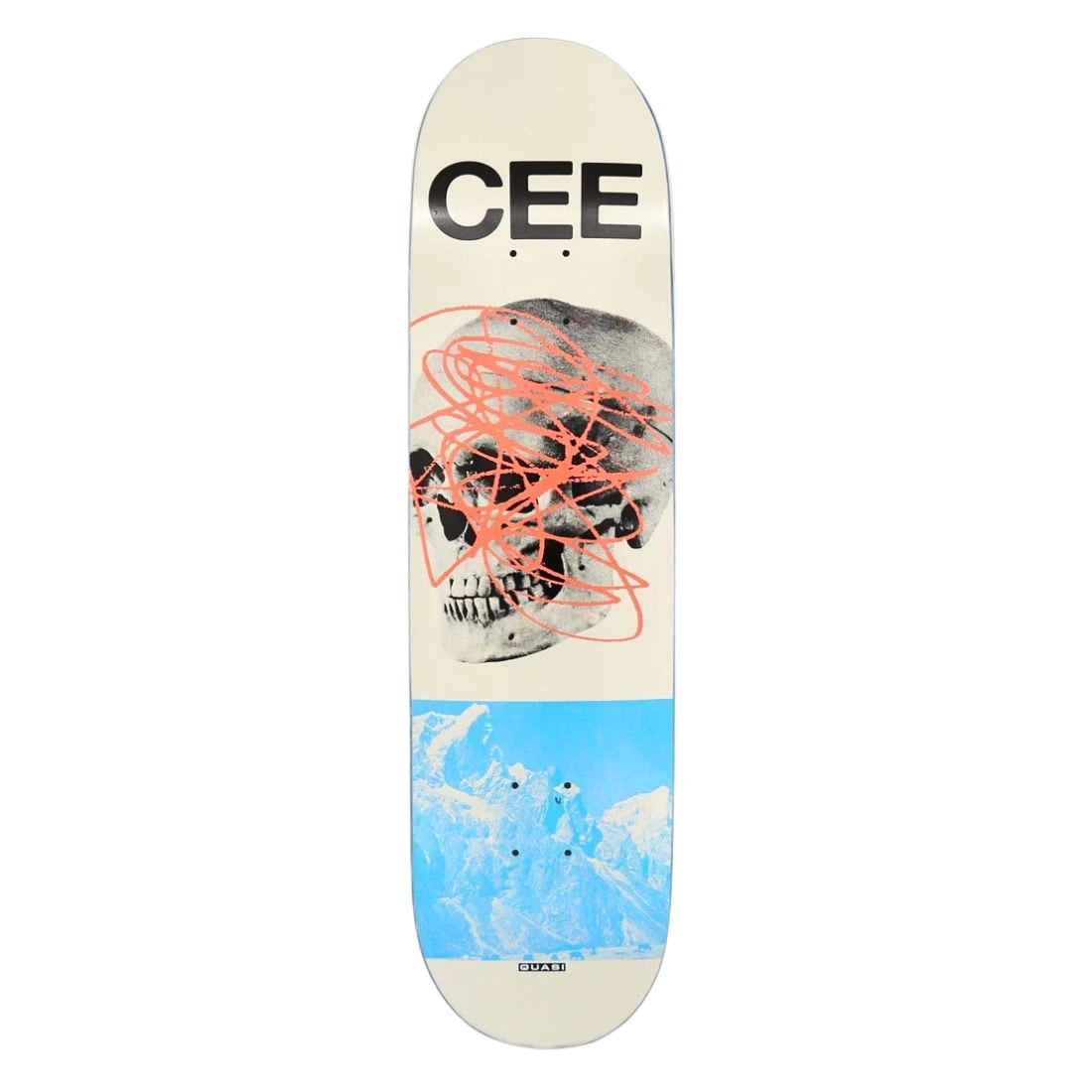 Quasi 8.25&quot; Crockett Mountain Deck - Multi - Skateboard Deck by Quasi 8.25 inch