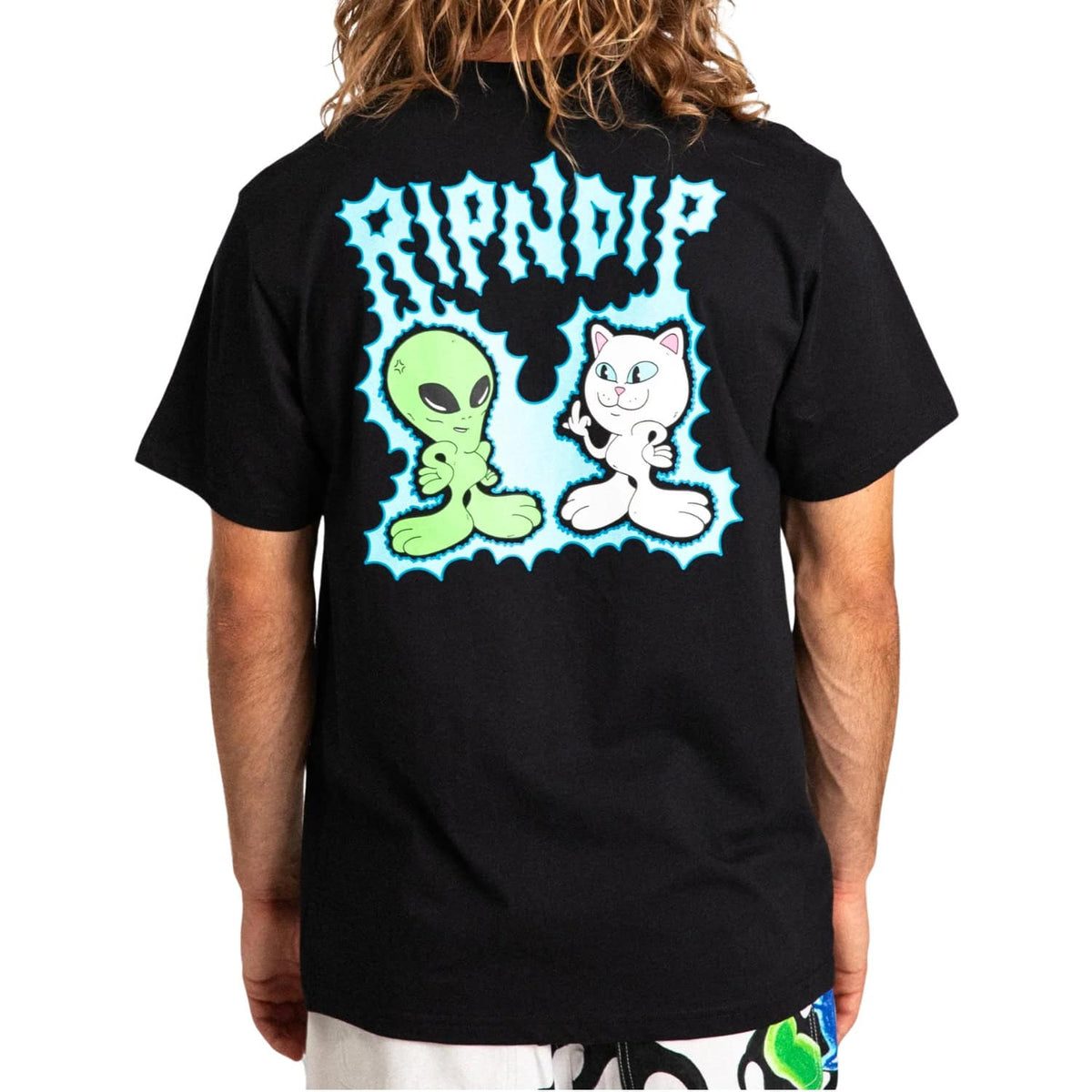 Ripndip Shocking T-Shirt - Black - Mens Graphic T-Shirt by RIPNDIP