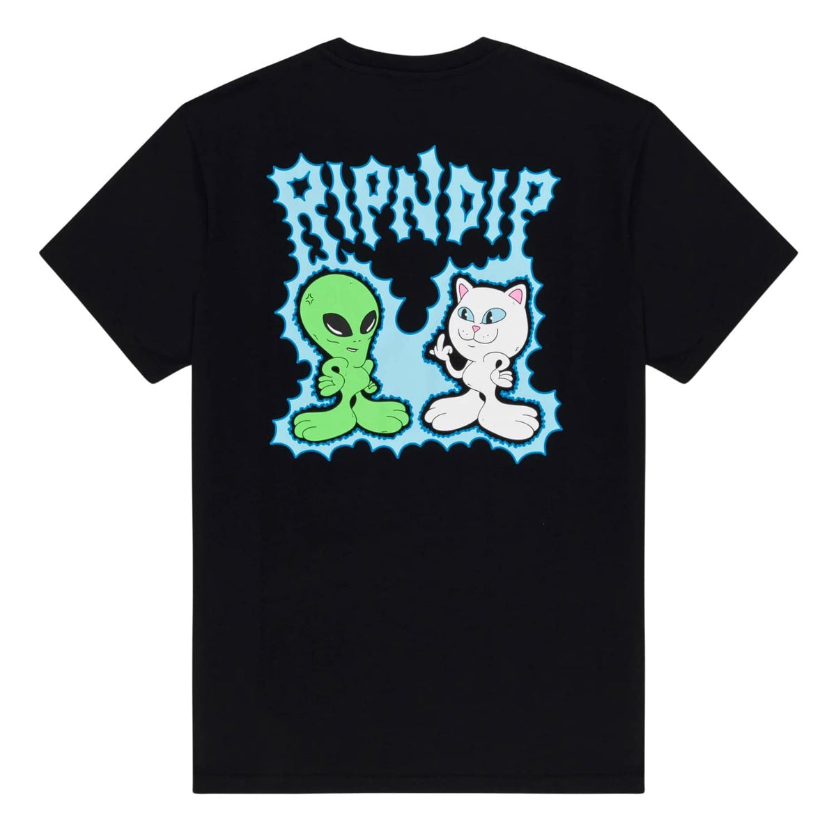 Ripndip Shocking T-Shirt - Black - Mens Graphic T-Shirt by RIPNDIP