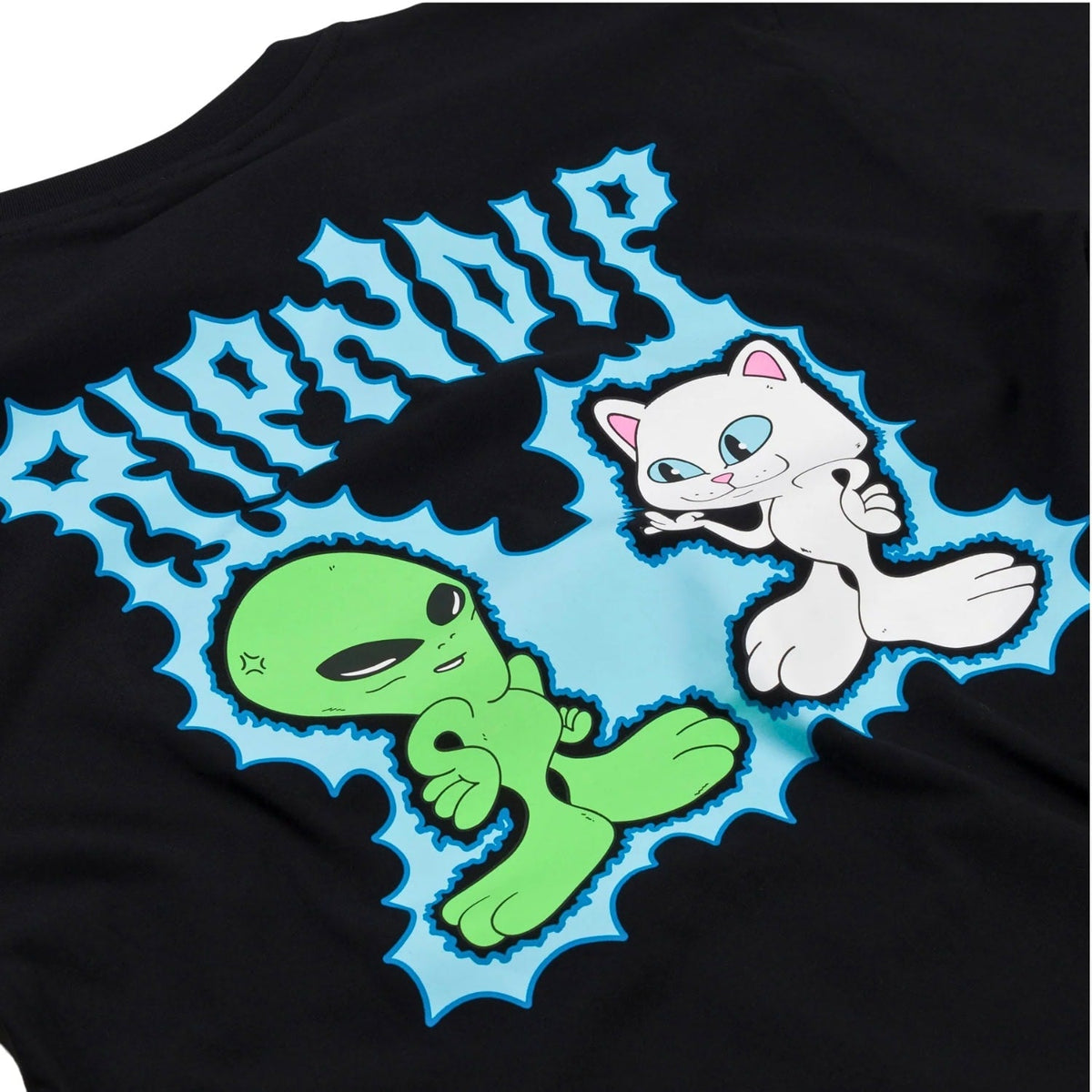 Ripndip Shocking T-Shirt - Black - Mens Graphic T-Shirt by RIPNDIP