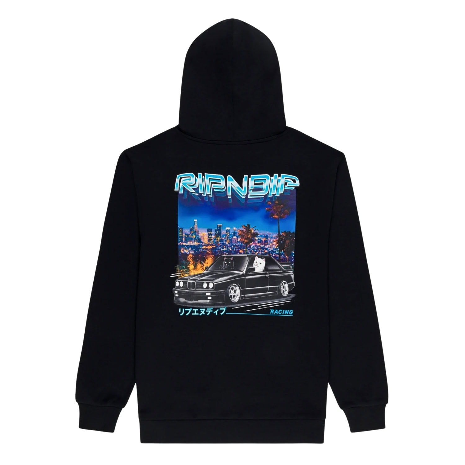 Ripndip Vroom Vroom Hoodie - Black - Mens Pullover Hoodie by RIPNDIP