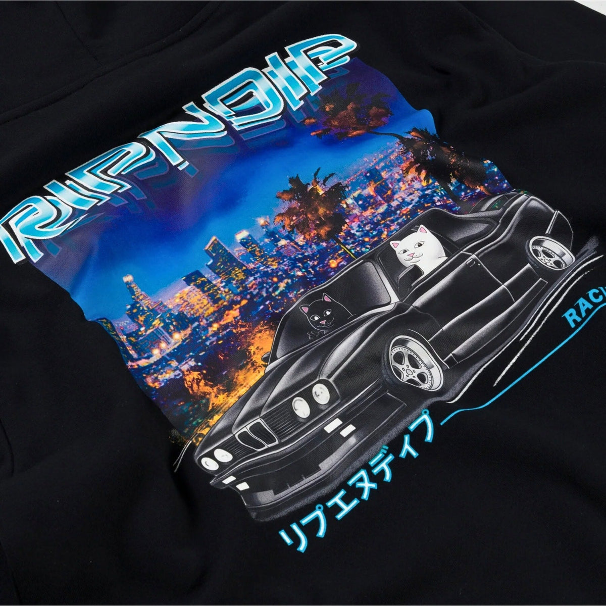 Ripndip Vroom Vroom Hoodie - Black - Mens Pullover Hoodie by RIPNDIP