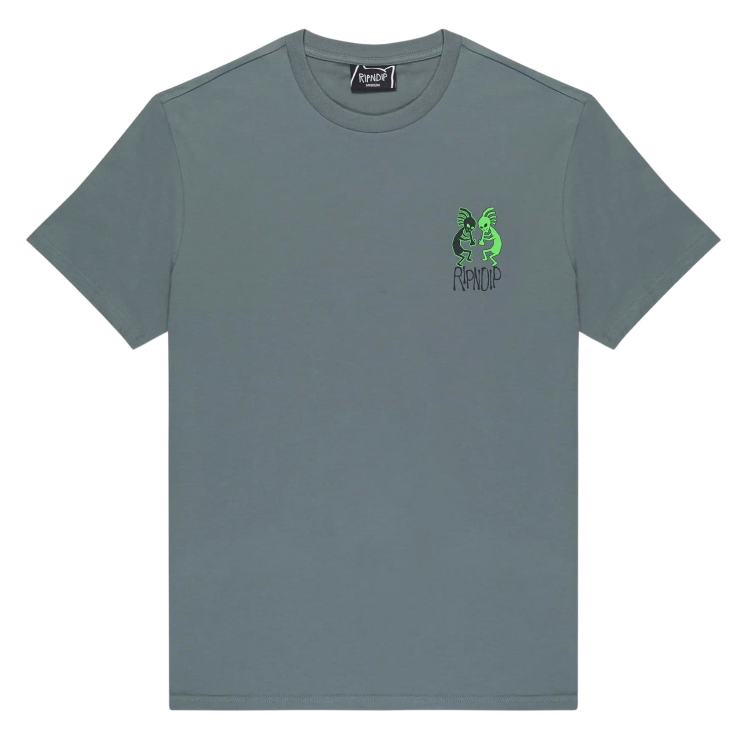 Ripndip We Were Here T-Shirt - Charcoal - Mens Skate Brand T-Shirt by RIPNDIP