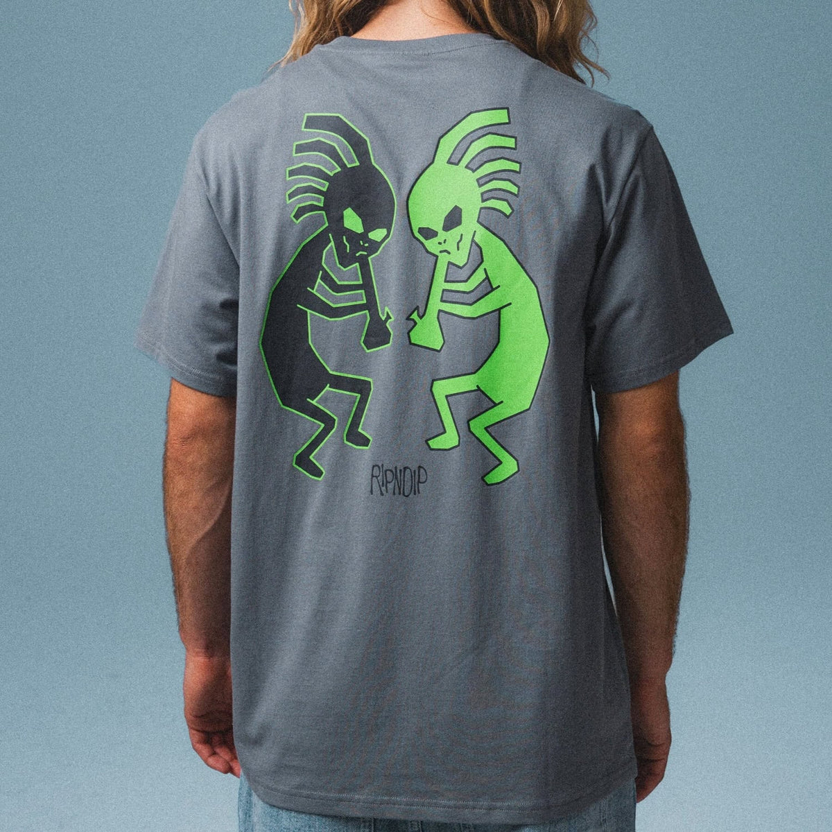 Ripndip We Were Here T-Shirt - Charcoal - Mens Skate Brand T-Shirt by RIPNDIP