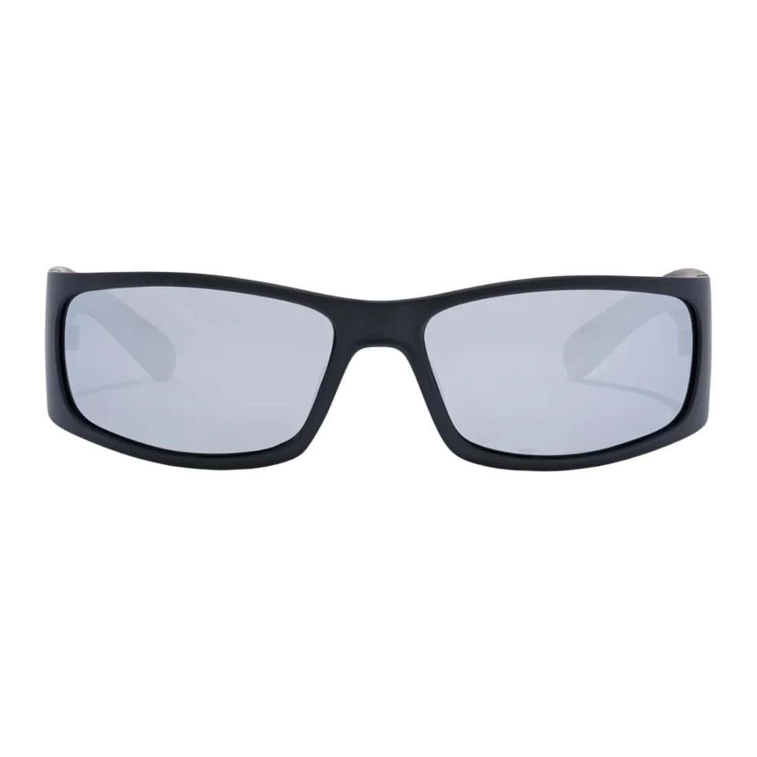 Ritual Vision Doomsday Machine Polarised Sunglasses - Matte Black/Silver Grey Polarised - Square/Rectangular Sunglasses by Ritual Vision