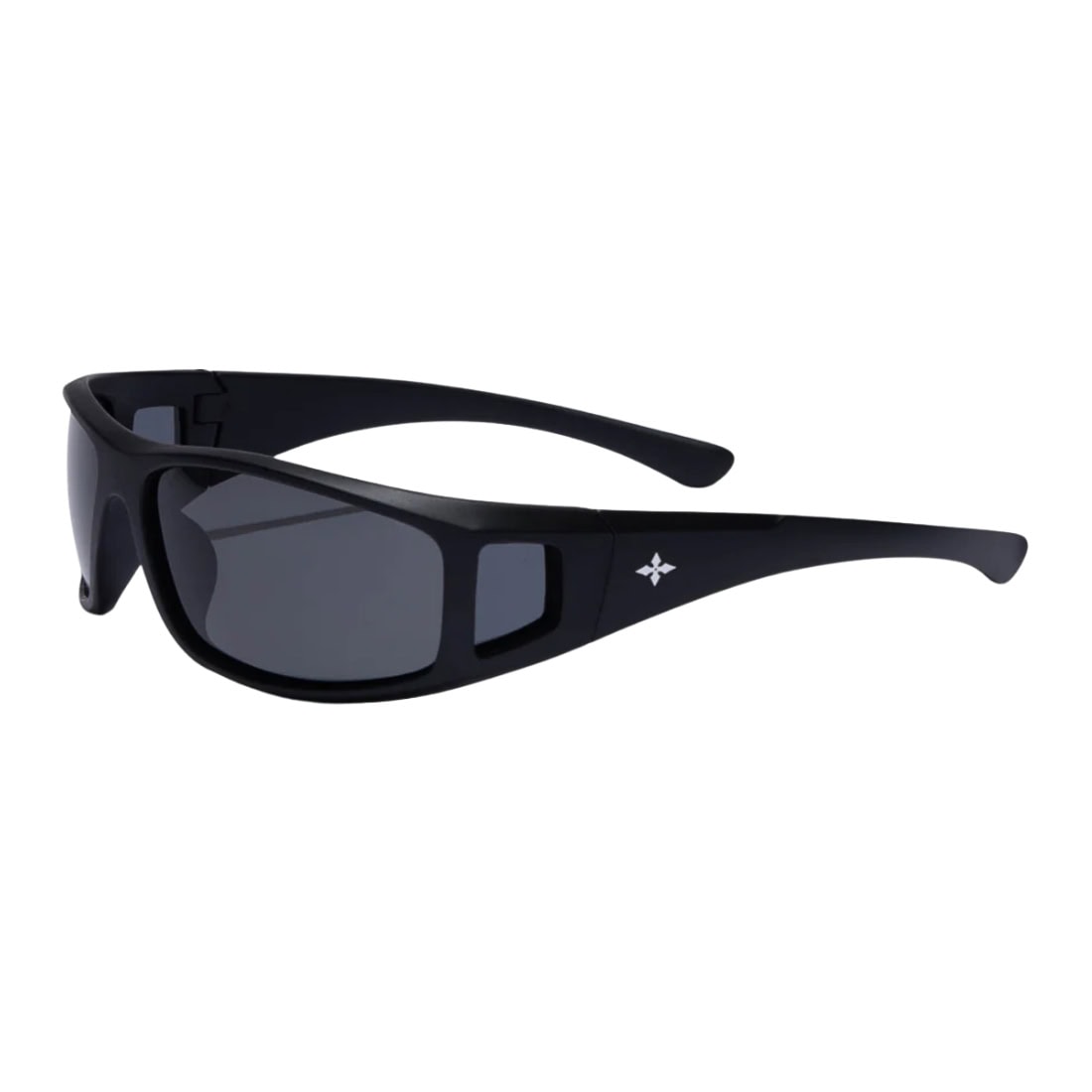 Ritual Vision Dragster Polarised Sunglasses - Matte Black/Black Polarised - Square/Rectangular Sunglasses by Ritual Vision