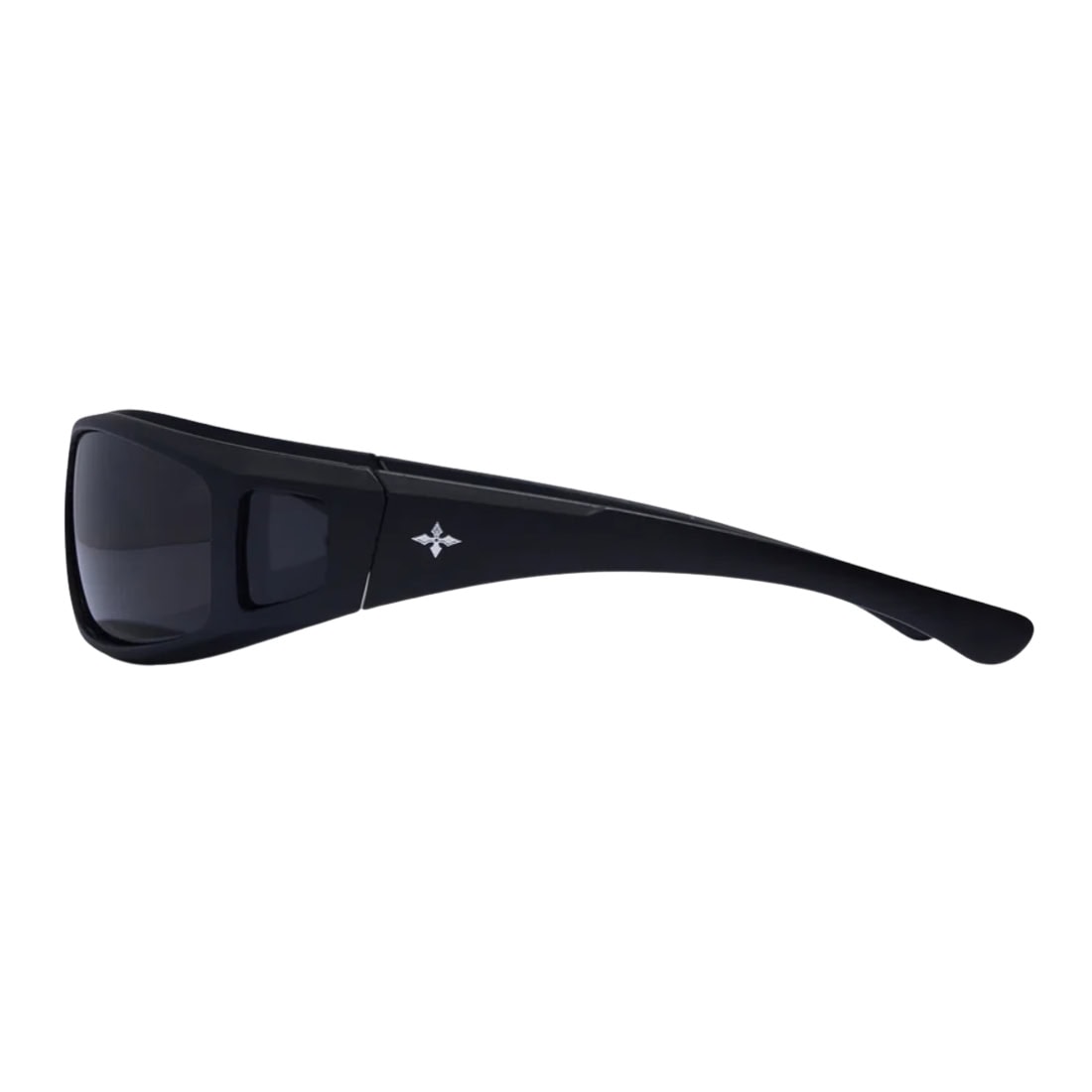Ritual Vision Dragster Polarised Sunglasses - Matte Black/Black Polarised - Square/Rectangular Sunglasses by Ritual Vision
