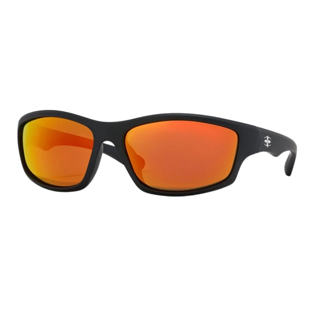 Ritual Vision Teenage Zero Polarised Sunglasses - Matte Black/Reflective Orange Polarised - Square/Rectangular Sunglasses by Ritual Vision