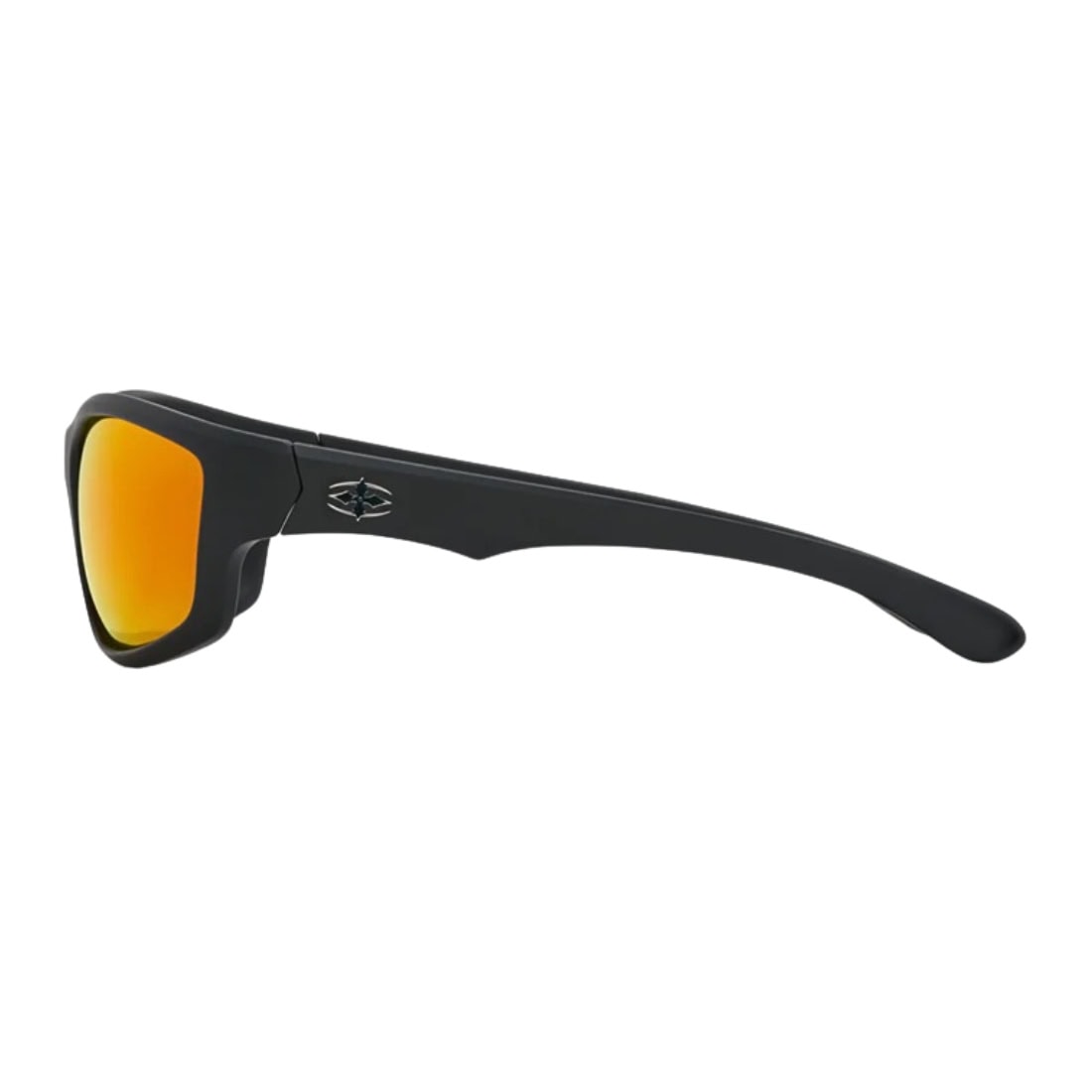 Ritual Vision Teenage Zero Polarised Sunglasses - Matte Black/Reflective Orange Polarised - Square/Rectangular Sunglasses by Ritual Vision