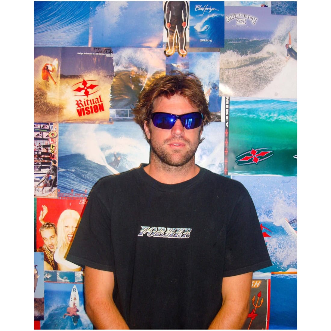 Ritual Vision Break & Enter Sunglasses - Polished Black/Reflective Blue