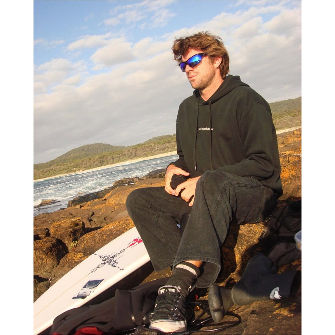 Ritual Vision Break & Enter Sunglasses - Polished Black/Reflective Blue