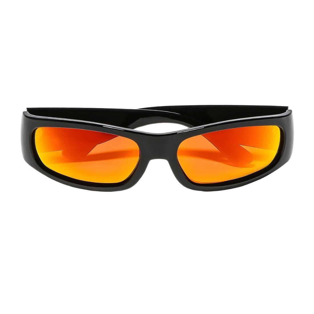Ritual Vision Parasite Polarised Sunglasses - Black/Orange Reflective Polarised