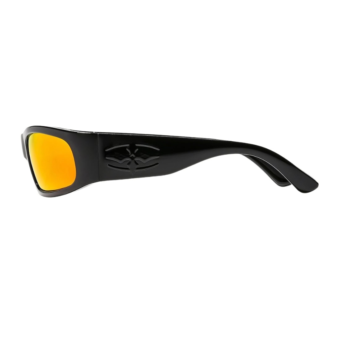 Ritual Vision Parasite Polarised Sunglasses - Black/Orange Reflective Polarised