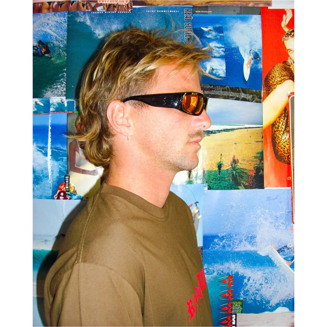 Ritual Vision Parasite Polarised Sunglasses - Black/Orange Reflective Polarised