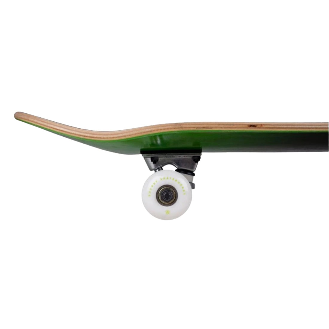Rocket Skateboards 8.0 Double Dipped Complete Skateboard - Black/Green - Complete Skateboard by Rocket Skateboards 8.0 inch