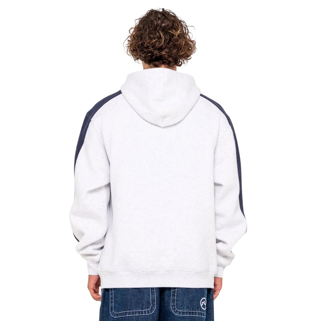 Rusty 2K Sing Hooded Fleece - Ecru Marle - Mens Pullover Hoodie by Rusty