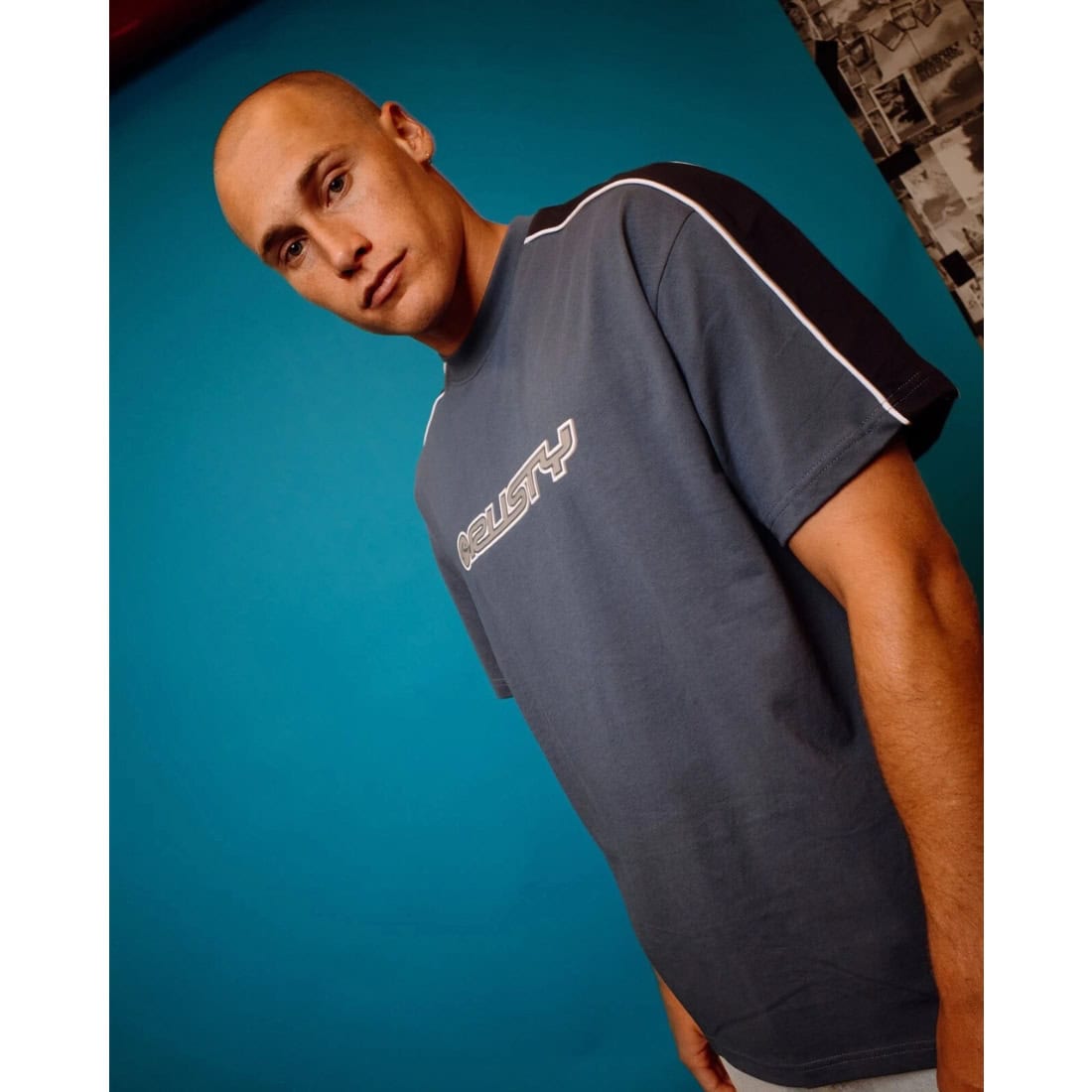 Rusty Alonso T-Shirt - China Blue - Mens Graphic T-Shirt by Rusty