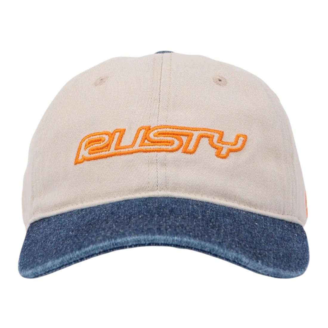 Rusty Arctic Dad Cap - Deep Sea Blue SP26 - Strapback Cap by Rusty One Size