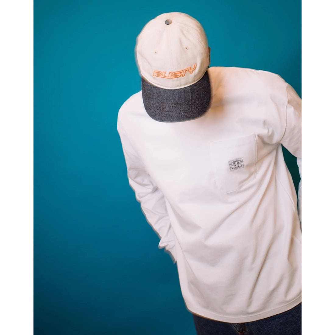 Rusty Arctic Dad Cap - Deep Sea Blue SP26 - Strapback Cap by Rusty One Size