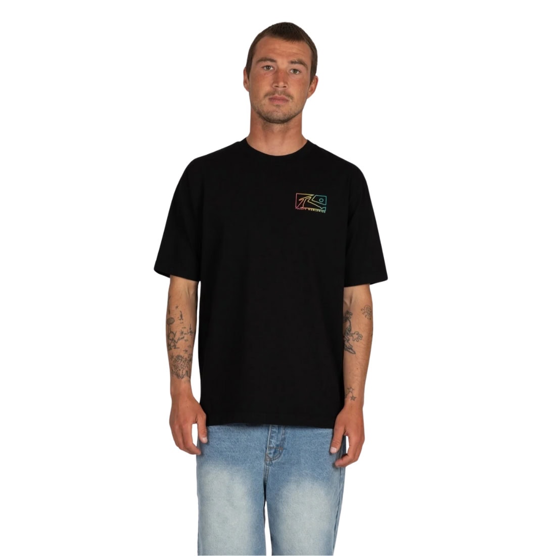 Rusty Boxed Out T-Shirt - Black - Mens Graphic T-Shirt by Rusty