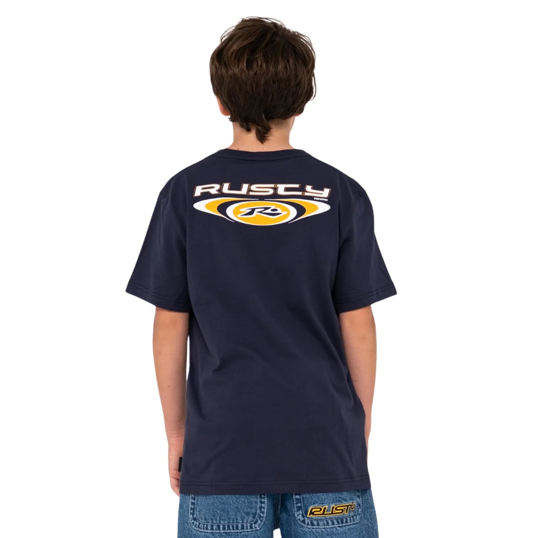 Rusty Boys Irie Eye T-Shirt - Navy - Boys Surf Brand T-Shirt by Rusty