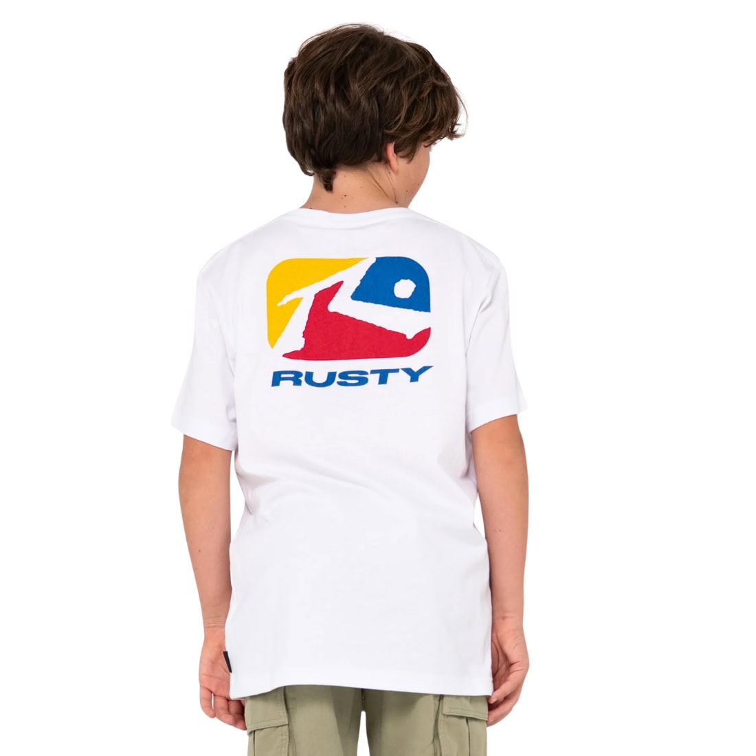 Rusty Boys Phenom T-Shirt - White - Boys Surf Brand T-Shirt by Rusty