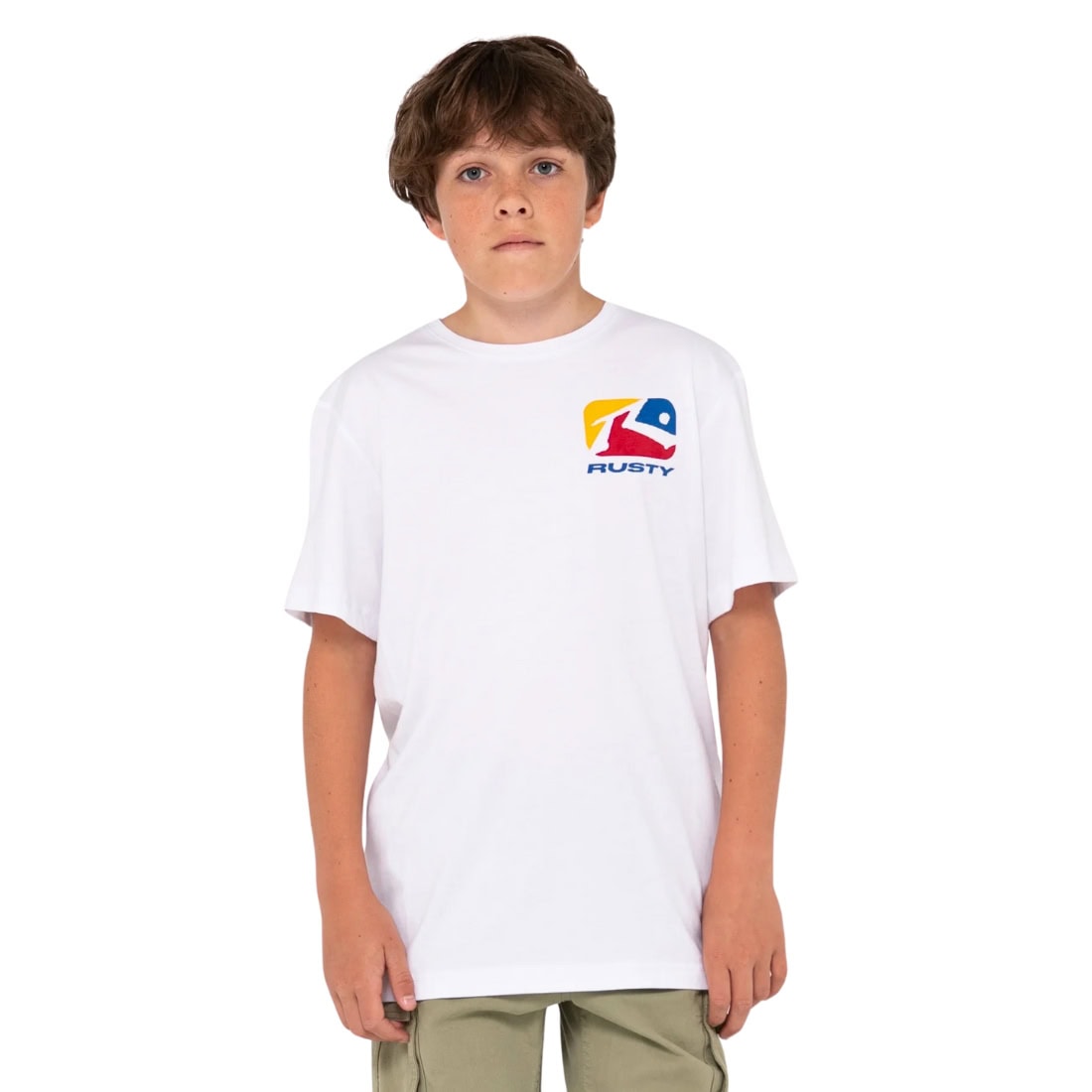 Rusty Boys Phenom T-Shirt - White - Boys Surf Brand T-Shirt by Rusty