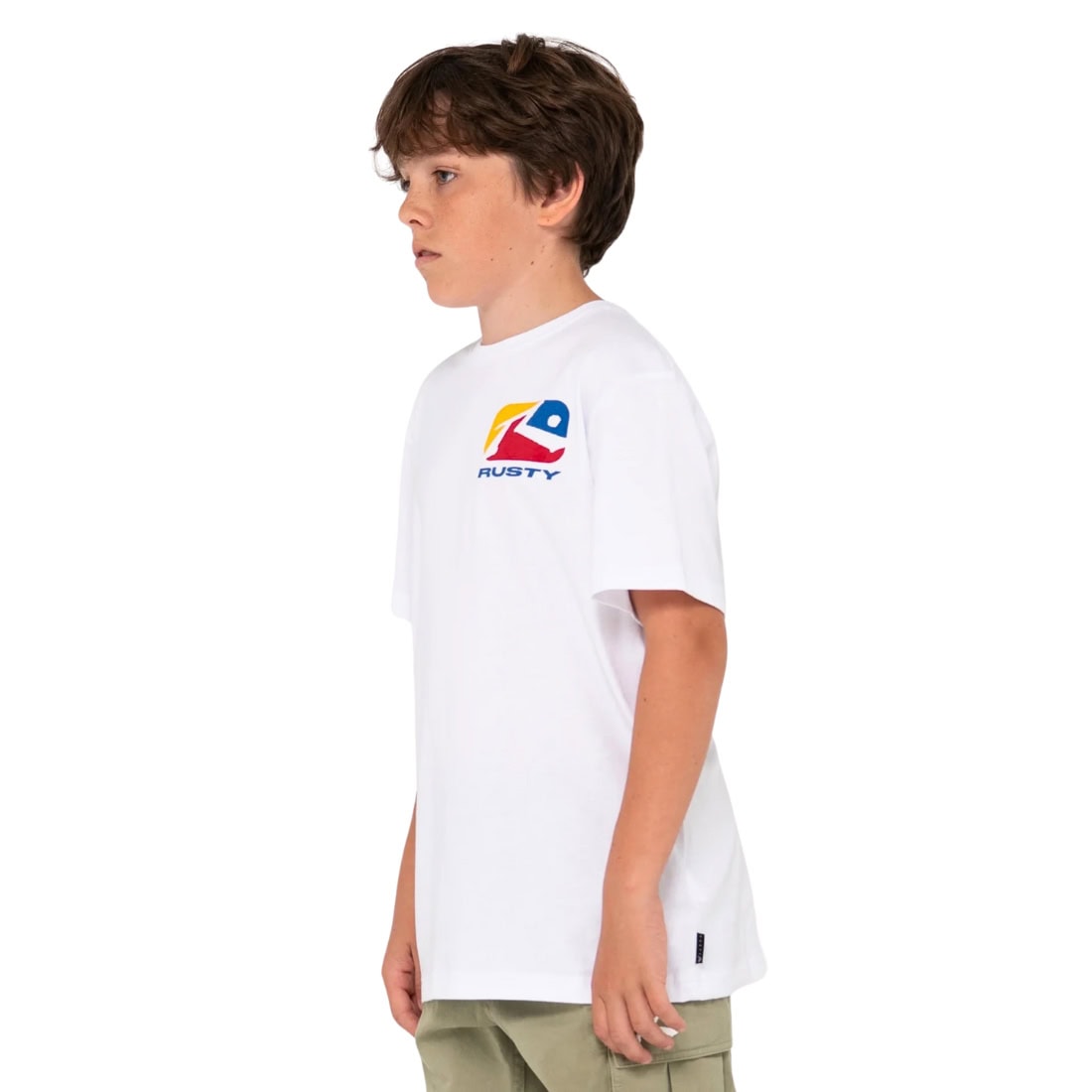 Rusty Boys Phenom T-Shirt - White - Boys Surf Brand T-Shirt by Rusty