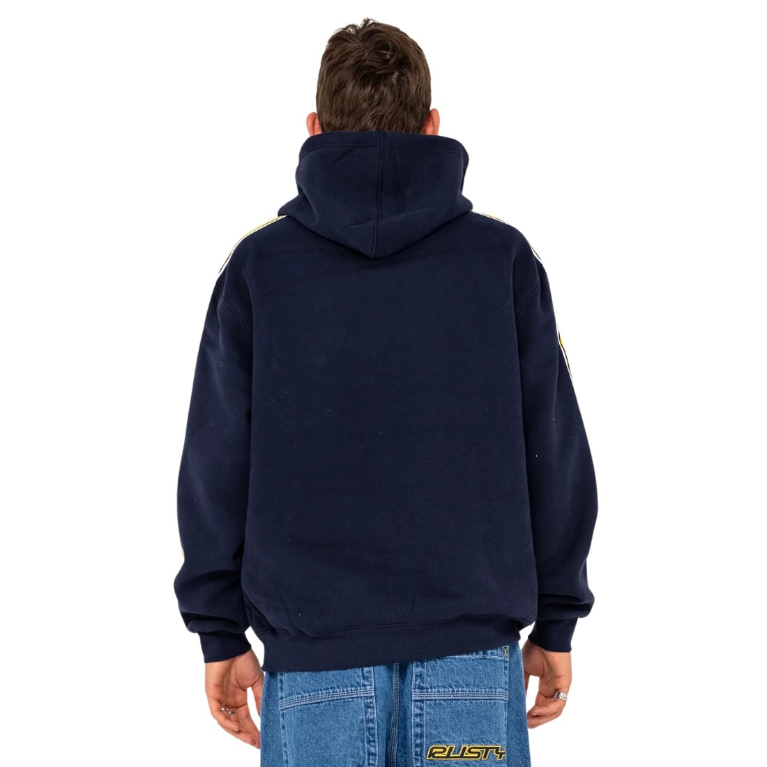 Rusty Boys Roadhouse Taped Hooded Fleece - Navy - Boys Pullover Hoodie by Rusty