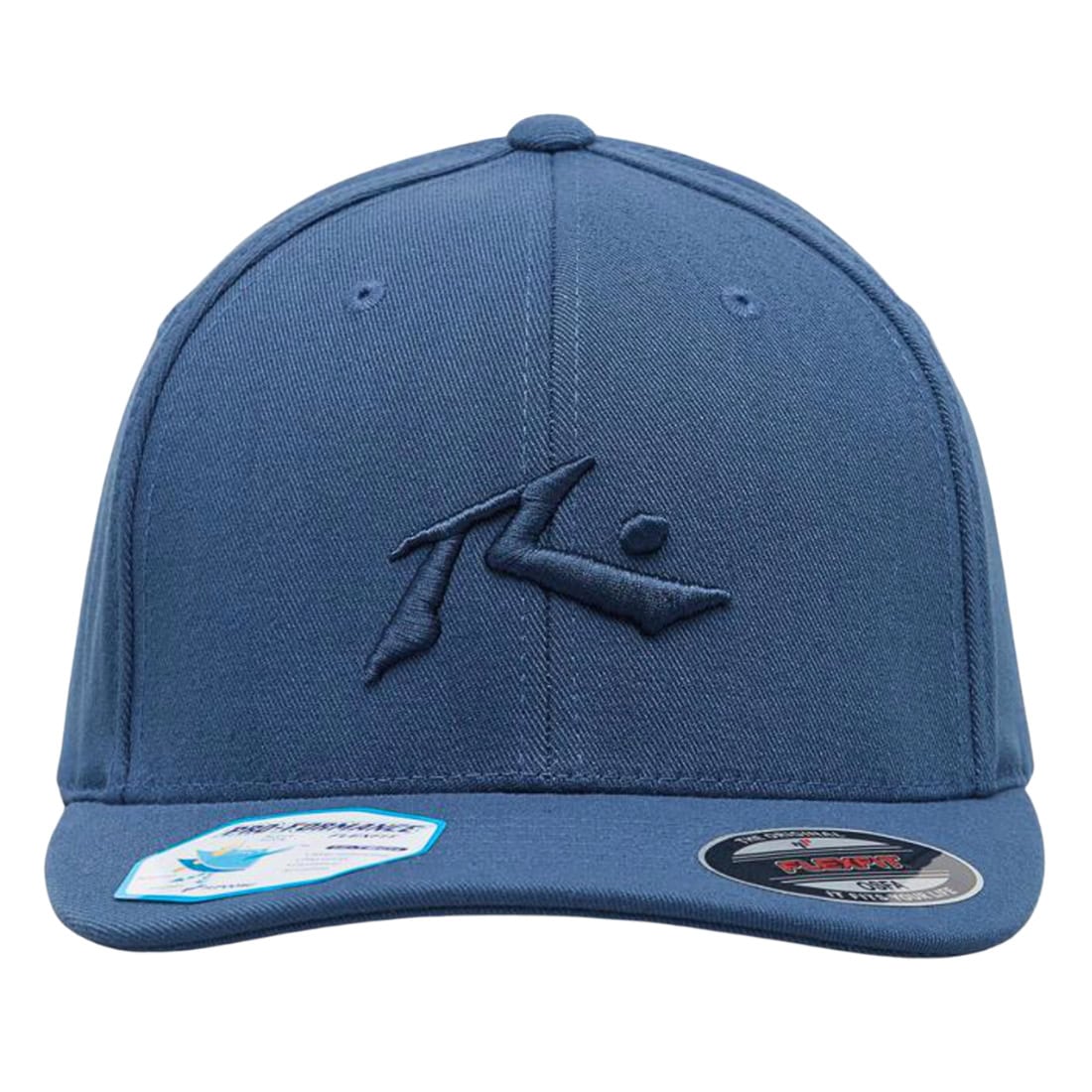 Rusty Chronic 4 Flexfit Cap - China Blue - Baseball Cap by Rusty One Size