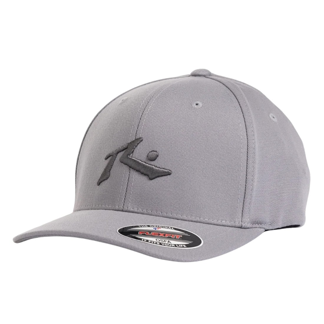 Rusty Chronic 4 Flexfit Cap - Frost Grey - Baseball Cap by Rusty One Size