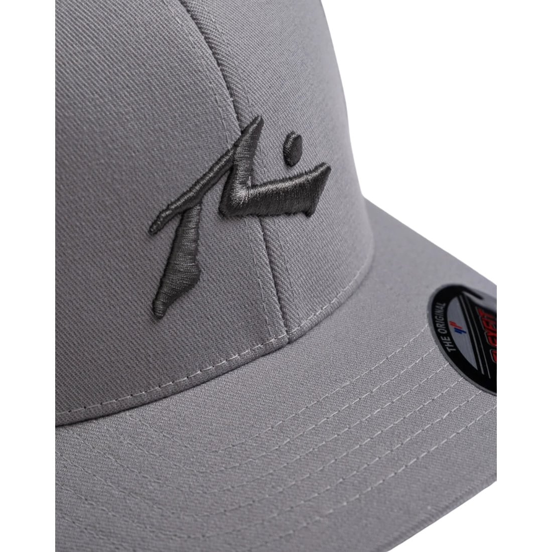 Rusty Chronic 4 Flexfit Cap - Frost Grey - Baseball Cap by Rusty One Size