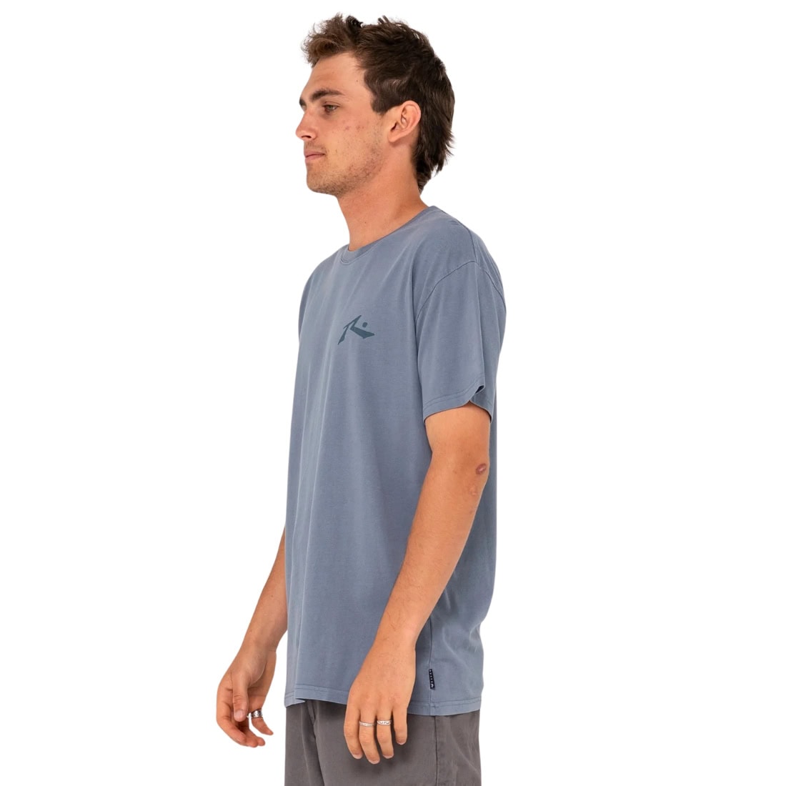 Rusty Comp Wash T-Shirt - China Blue - Mens Surf Brand T-Shirt by Rusty