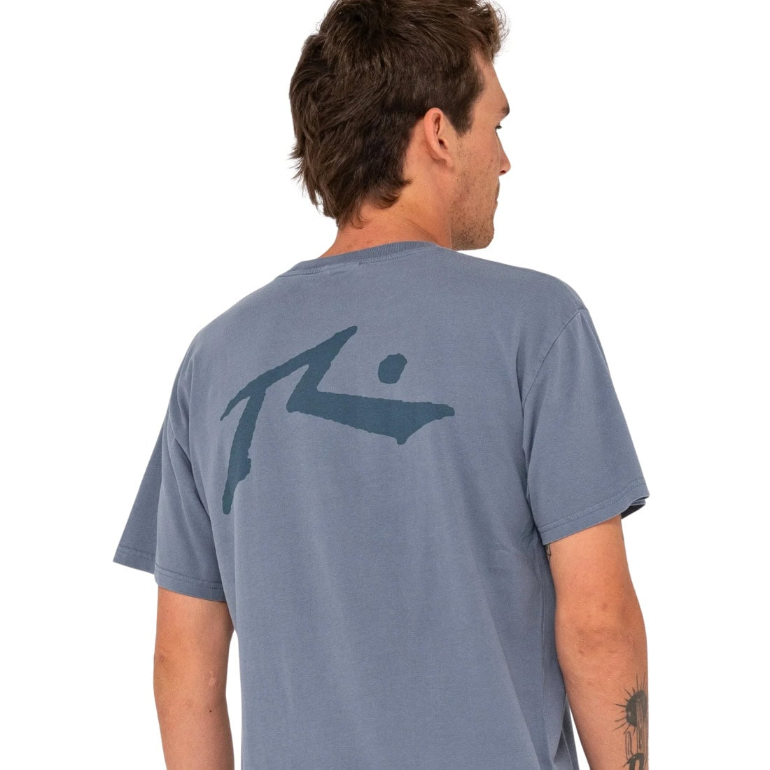 Rusty Comp Wash T-Shirt - China Blue - Mens Surf Brand T-Shirt by Rusty