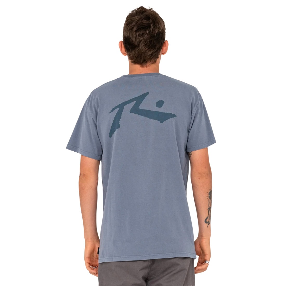 Rusty Comp Wash T-Shirt - China Blue - Mens Surf Brand T-Shirt by Rusty