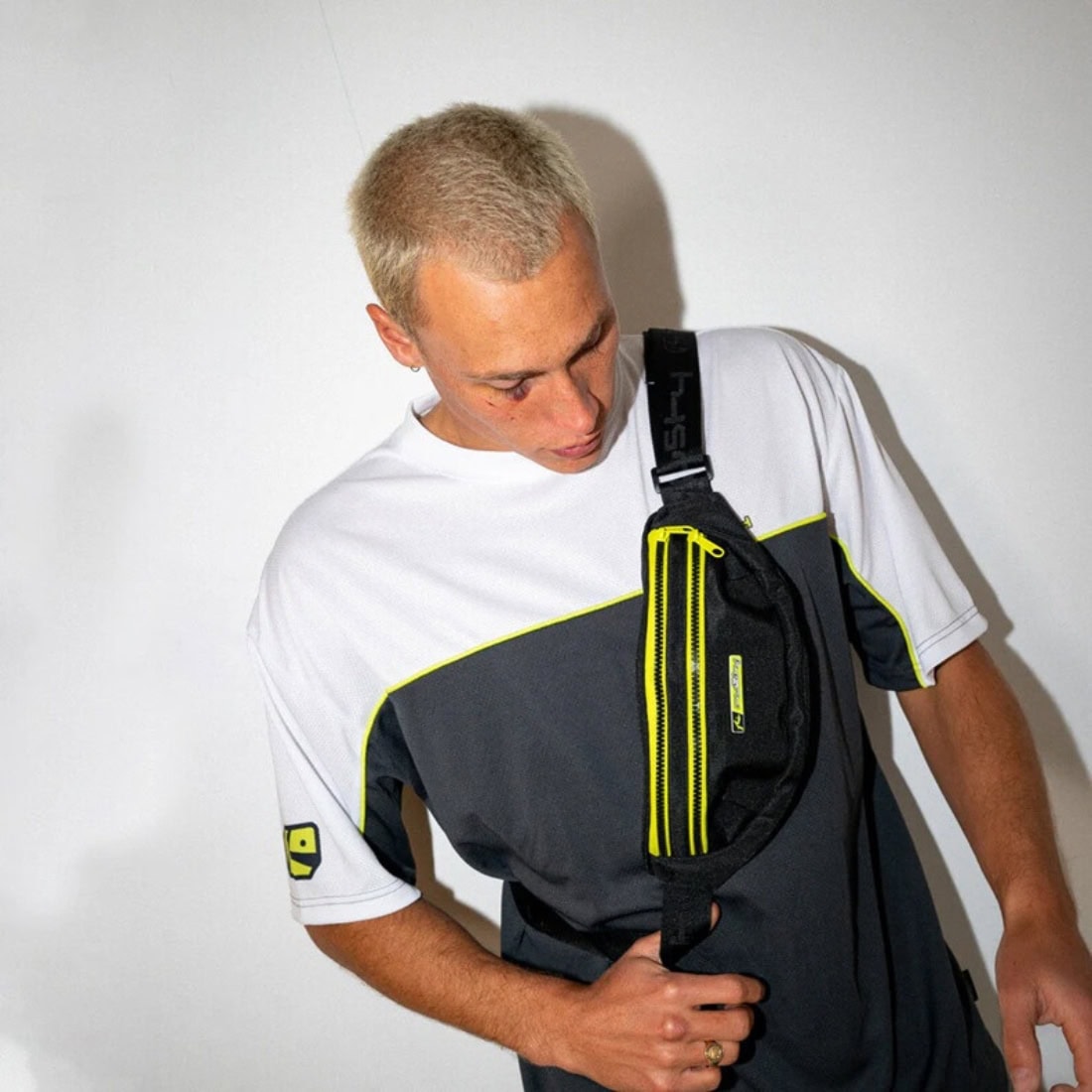 Rusty Cyber Crossbody Bag - Black - Bum Bag by Rusty One Size