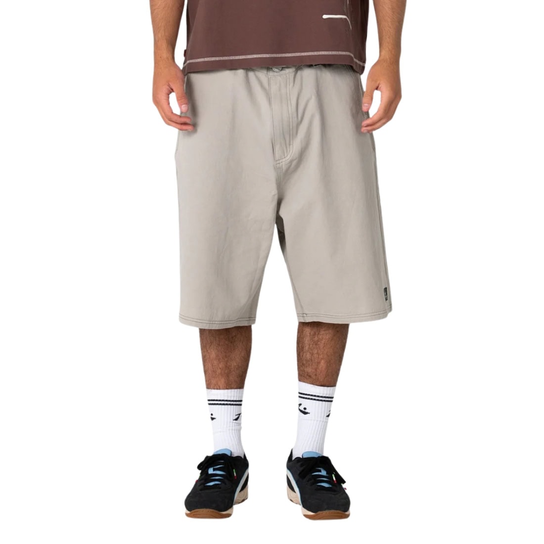 Rusty Dead Frequency Shorts - Abbey Stone - Mens Walk Shorts by Rusty