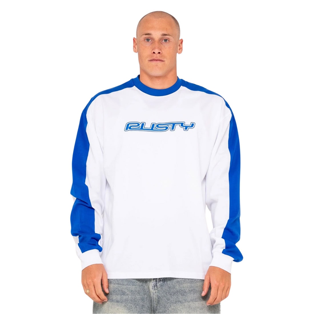 Rusty Dogtown Longsleeve T-Shirt - White 2 - Mens Graphic T-Shirt by Rusty