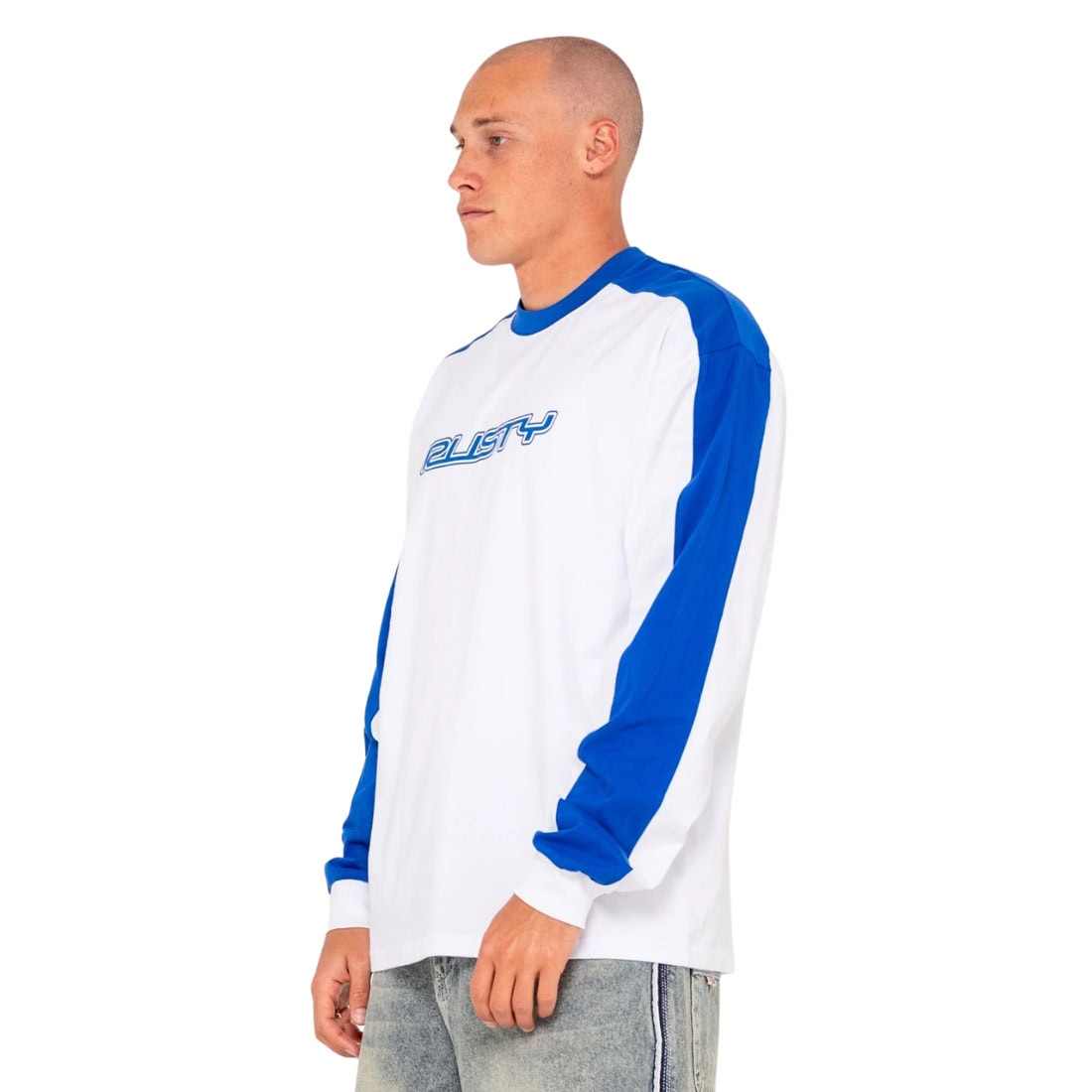 Rusty Dogtown Longsleeve T-Shirt - White 2 - Mens Graphic T-Shirt by Rusty