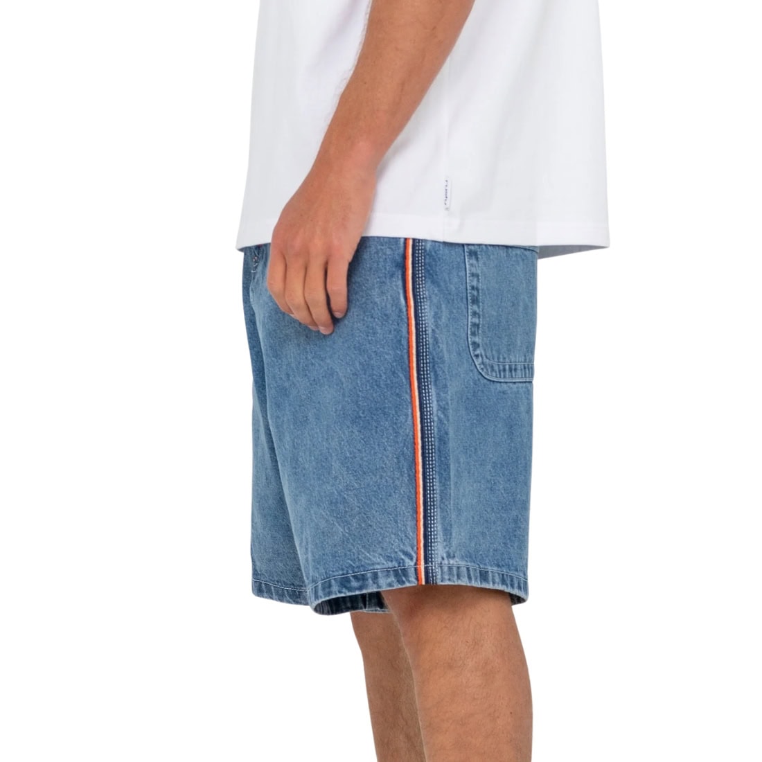 Rusty Flip Daddy 2.0 Jort - Middy Blue - Mens Denim Shorts by Rusty