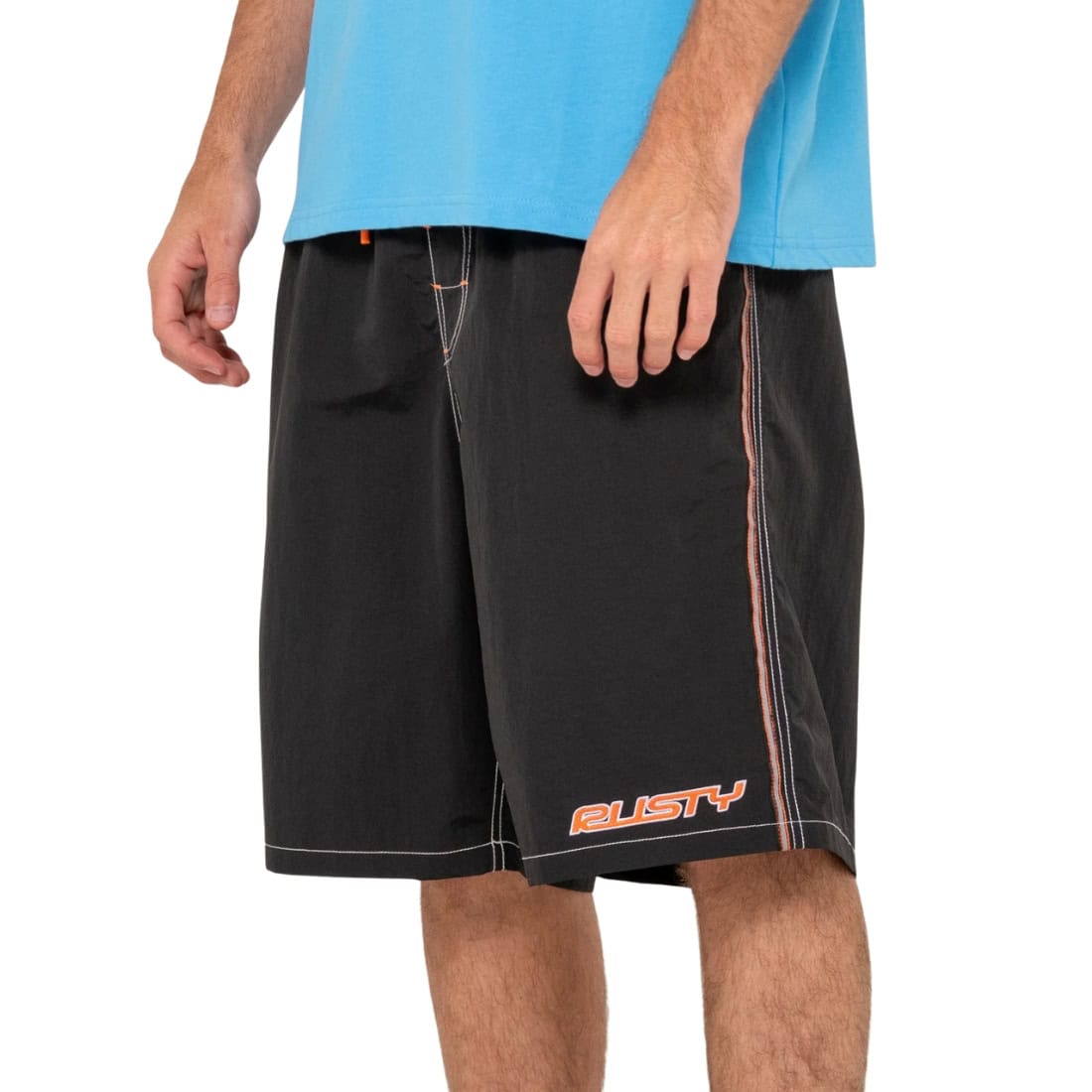 Rusty Flip Daddy Boardshorts - Black 2 - Mens Boardshorts by Rusty