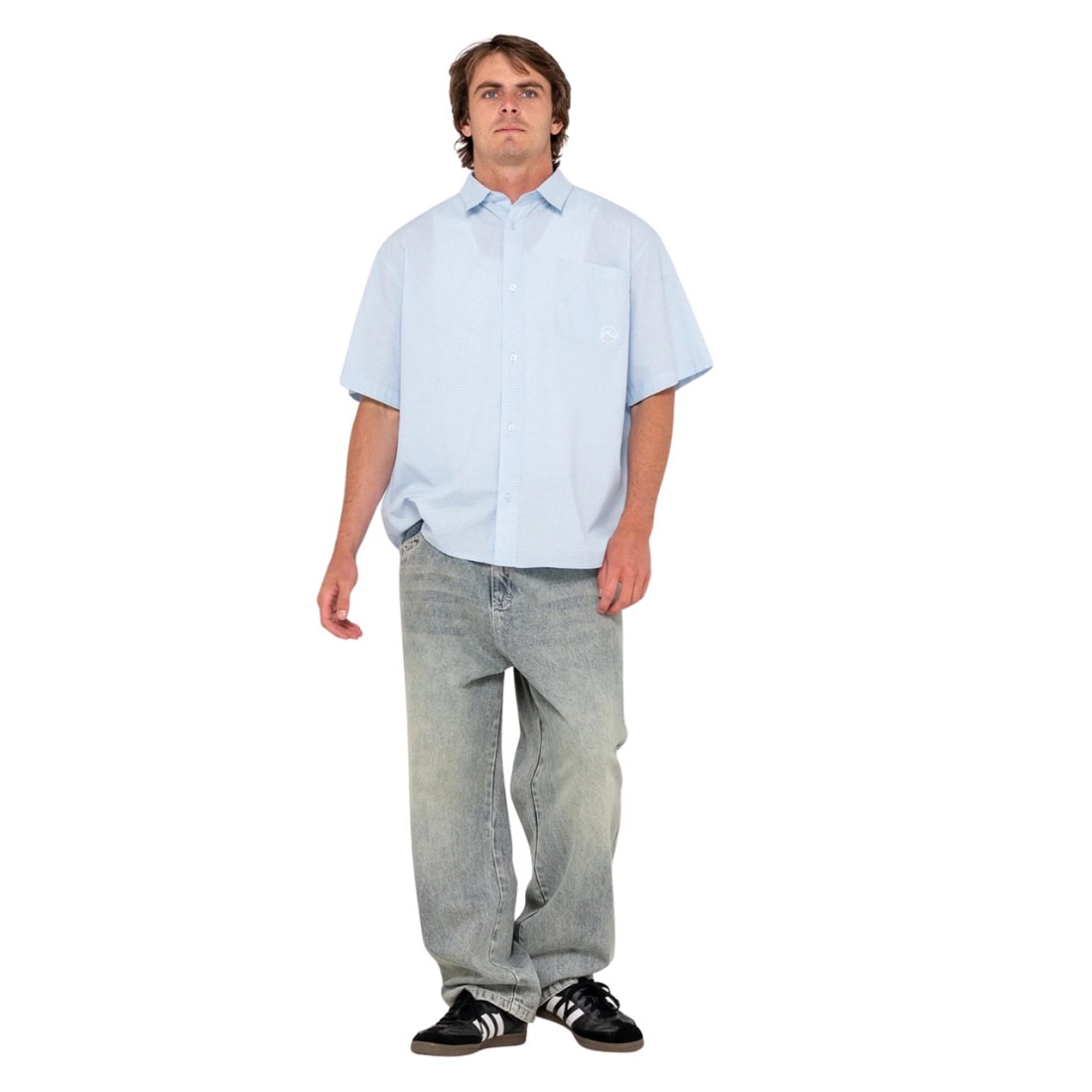 Rusty Flip Daddy Tapeless Jean - Dirty Dawg - Mens Relaxed/Loose Denim Jeans by Rusty