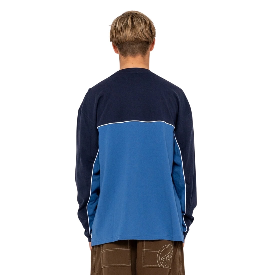 Rusty Infinity Long Sleeve Tee - Atlantic Blue - Mens Graphic T-Shirt by Rusty