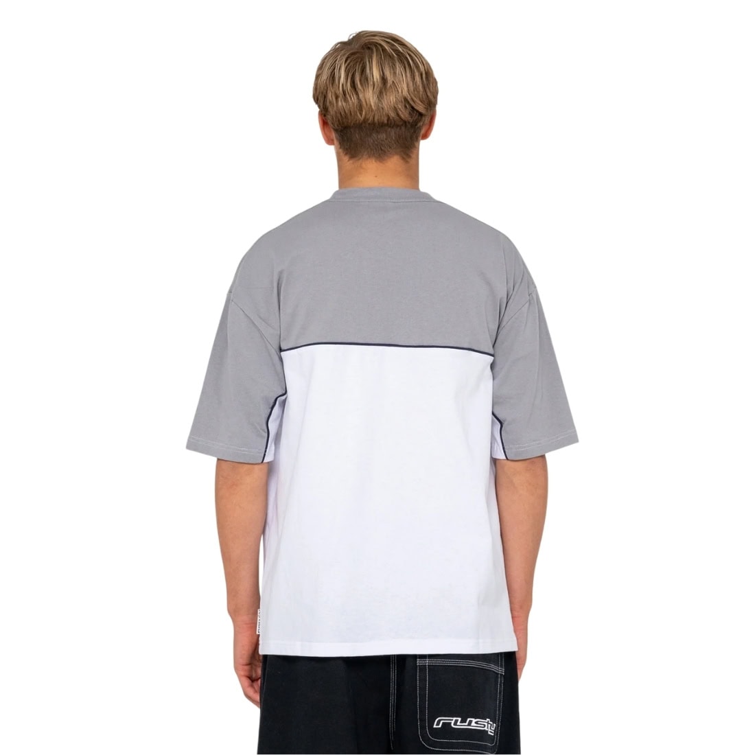 Rusty Infinity Tee - White - Mens Graphic T-Shirt by Rusty
