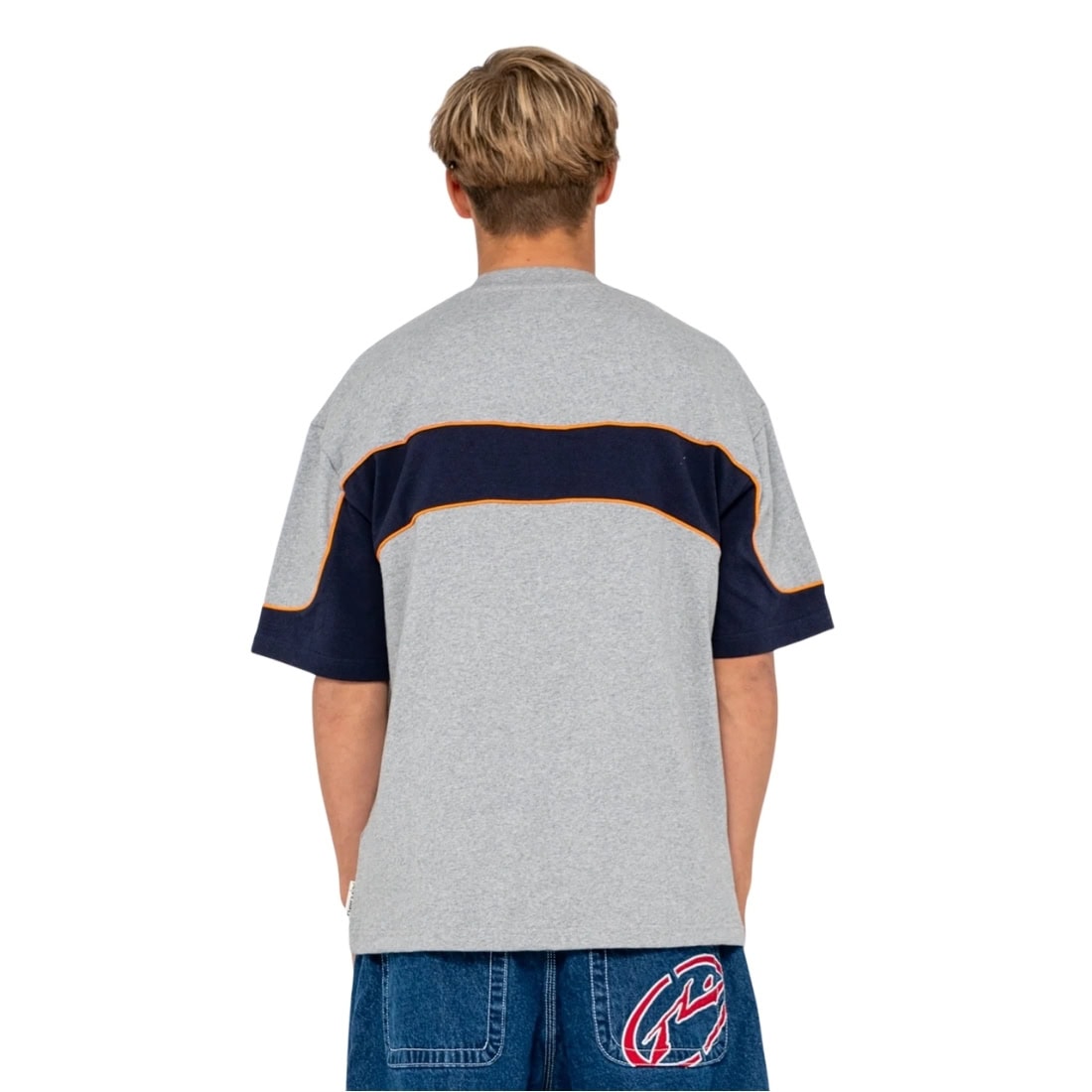 Rusty Kinetic Heavy Tee - Grey Marle - Mens Graphic T-Shirt by Rusty