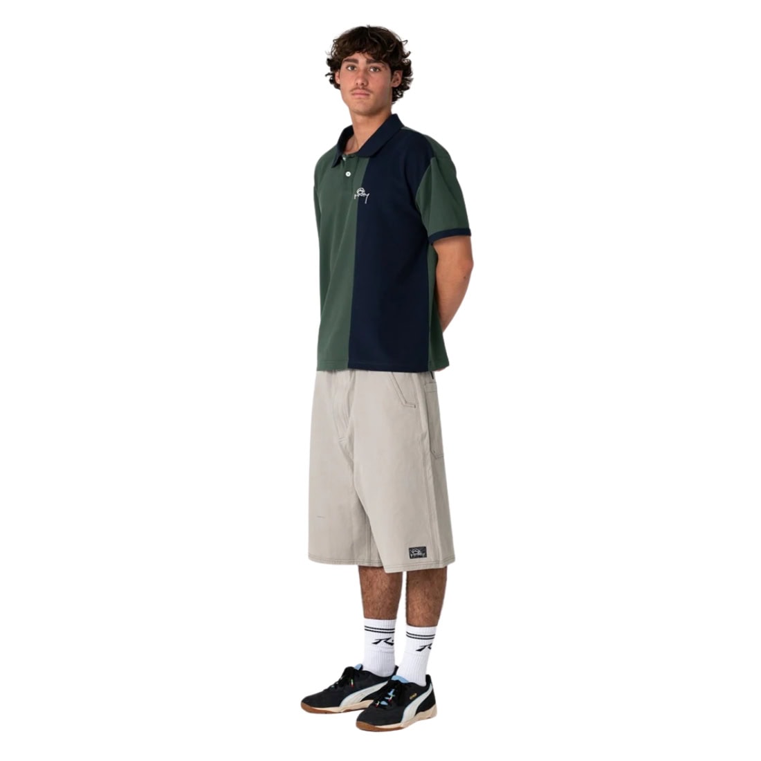 Rusty Pop Top Short Sleeve Polo Shirt - Green Gables - Mens Polo Shirt by Rusty