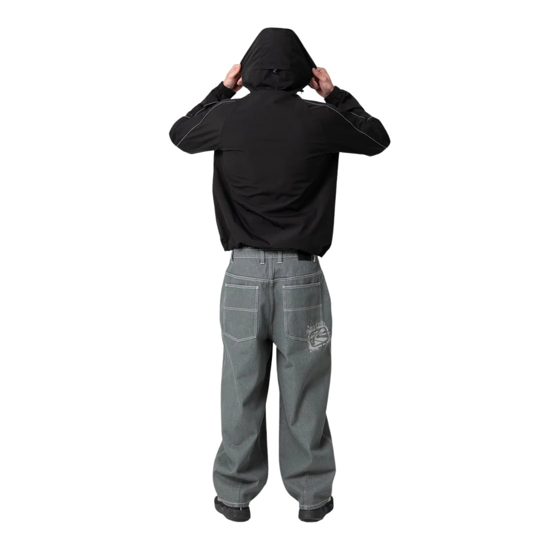 Rusty Reload Cacoon Jean - Raw Dawg Slate - Mens Relaxed/Loose Denim Jeans by Rusty