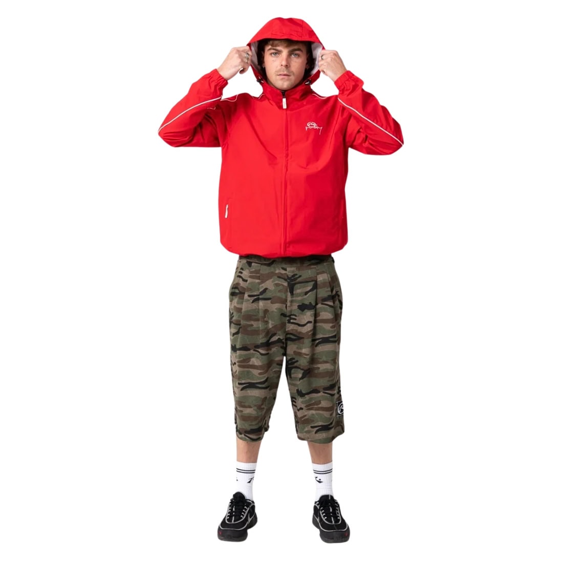 Rusty Scyther Jacket - Vintage Red - Mens Windbreaker/Rain Jacket by Rusty