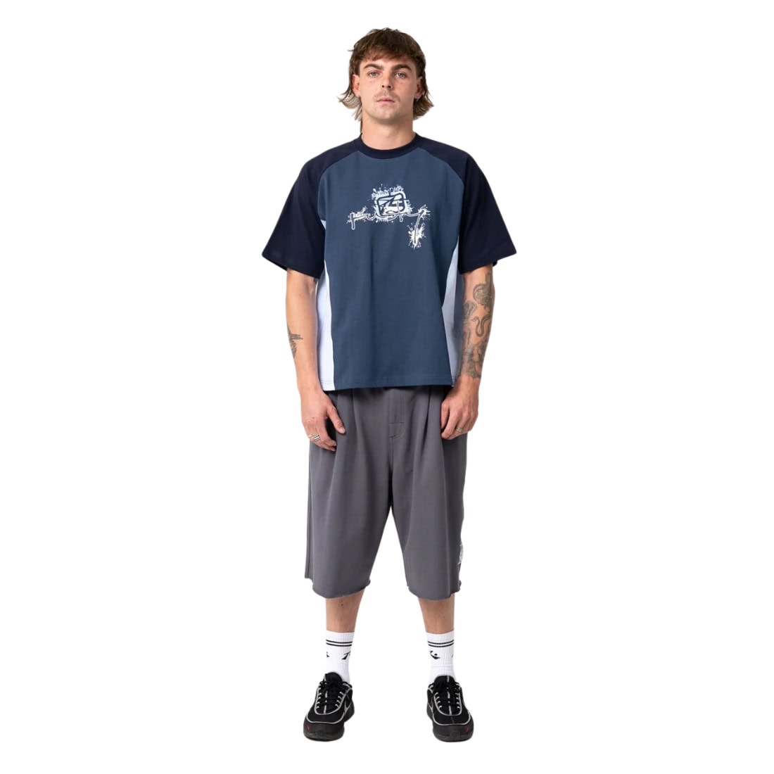 Rusty Splish Splash T-Shirt - China Blue - Mens Graphic T-Shirt by Rusty